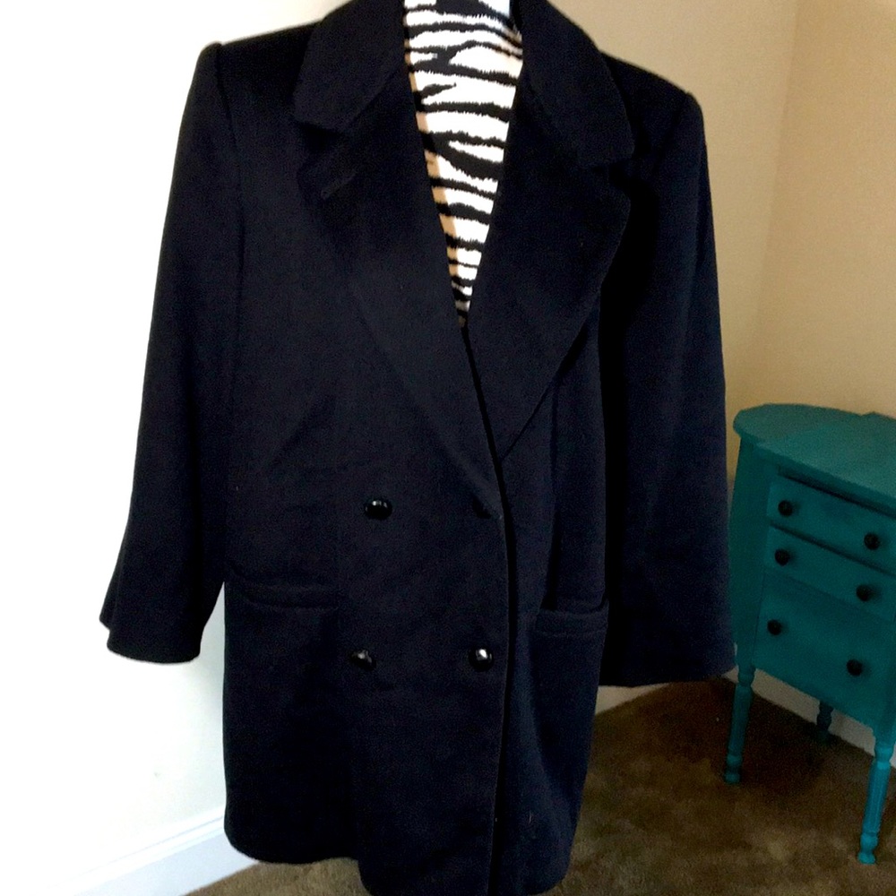 Wool blend coat